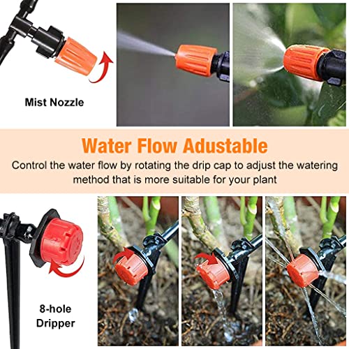 HASTHIP® Drip Irrigation Kit for Home Garden 30 Plants with 30m Adjustable Micro DIY Accessories Heavy Duty for Pot Install PCS HASTHIP® Drip Irrigation Kit for Home Garden 30 Plants with 30m Adjustable Micro DIY Accessories Heavy Duty for Pot Install PCS